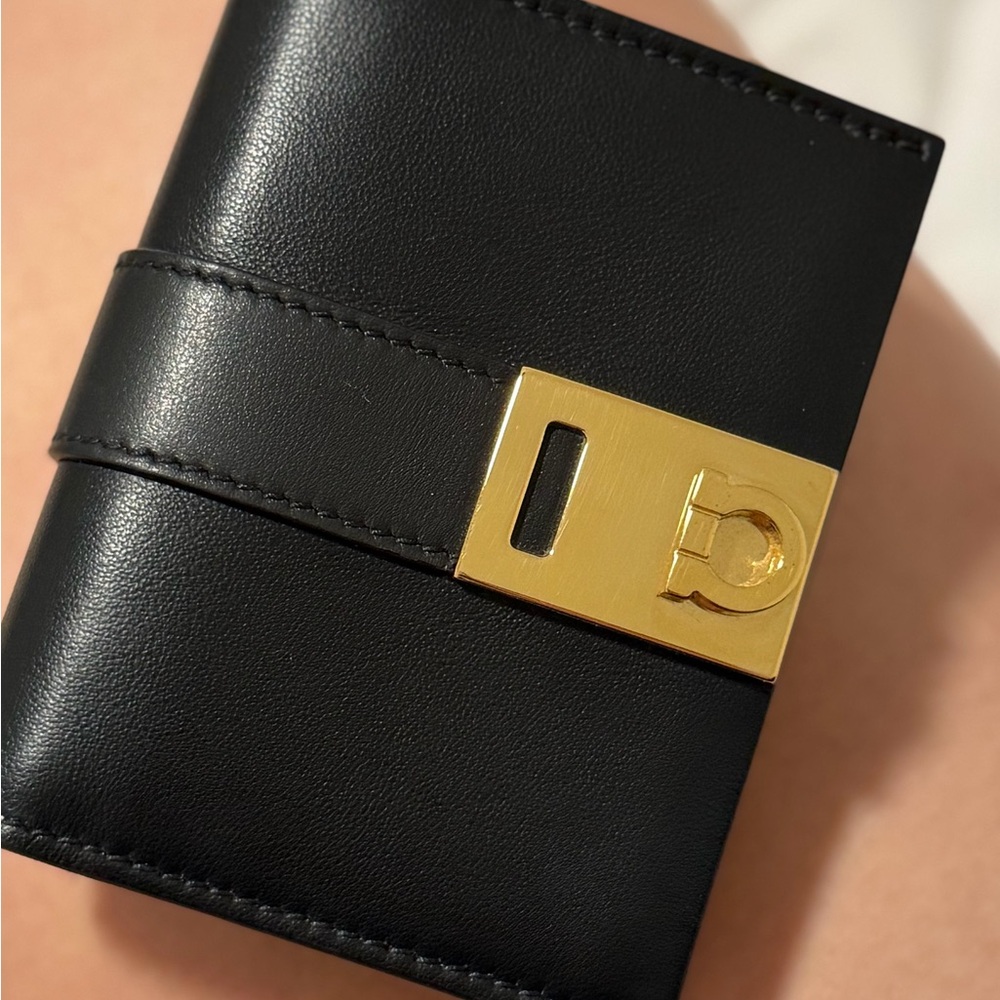 Ferragamo Black & Pink Wallet